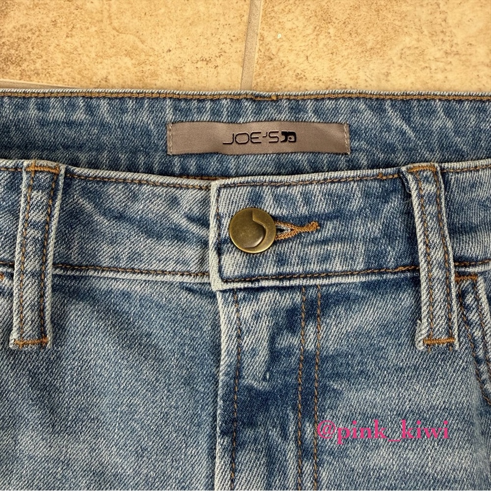Joe's Jeans Blue Wide Leg Ankle Jeans - Picture 5 of 12